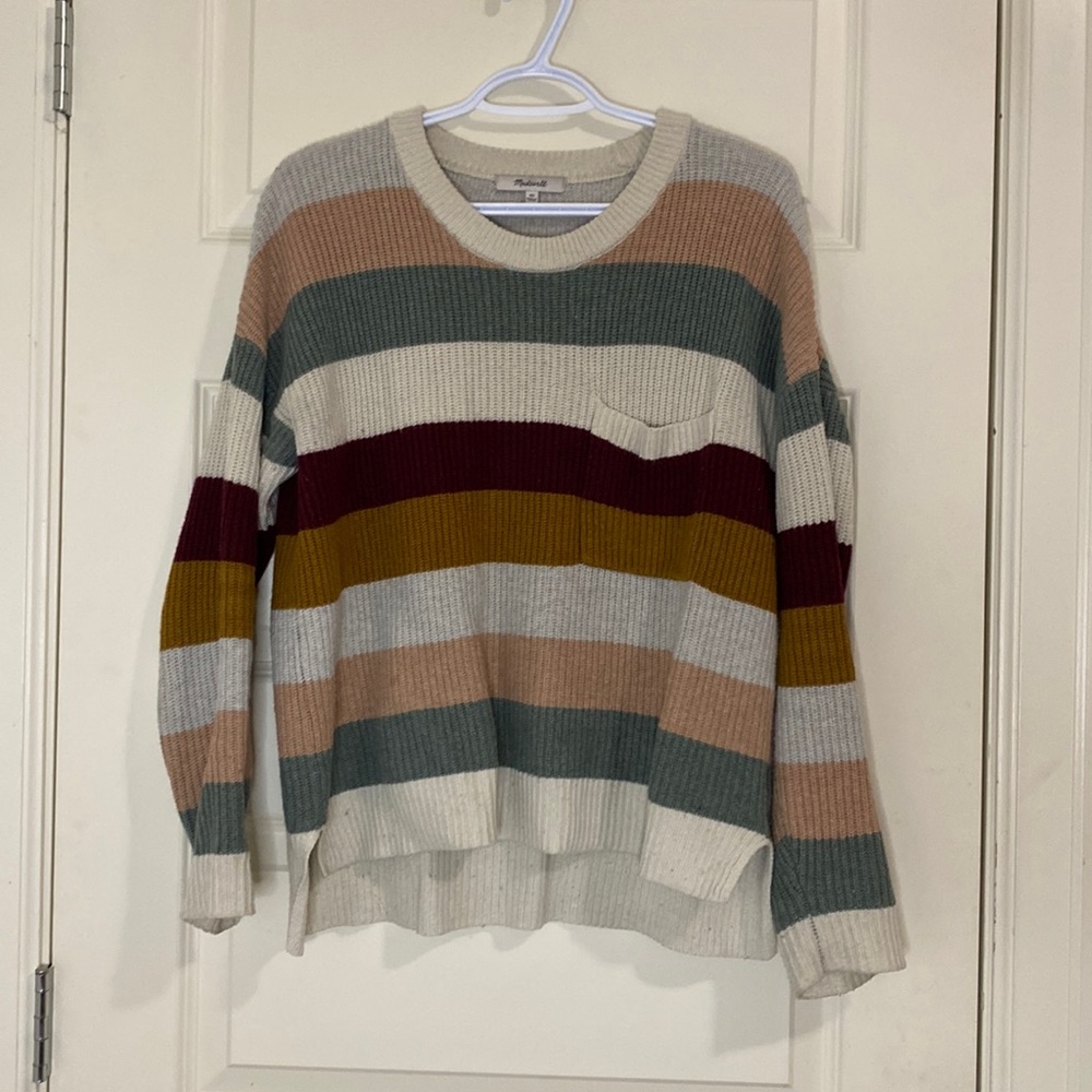 Madewell striped knitted sweater